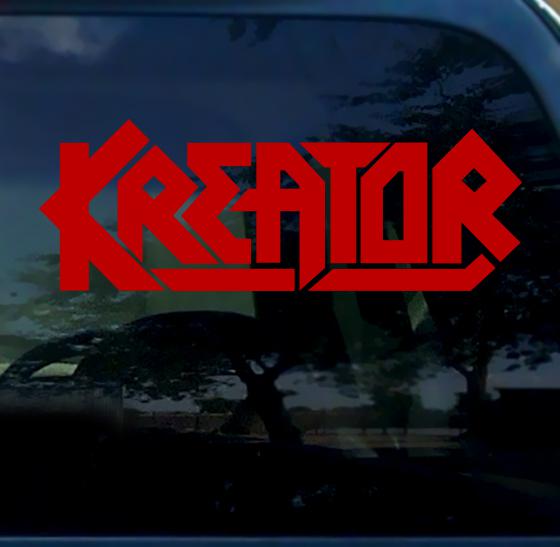 Kreator vinyl decal sticker car thrash metal slayer forbidden slayer destruction