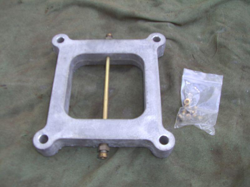 Nitrous nos holley carburetor plate with jets