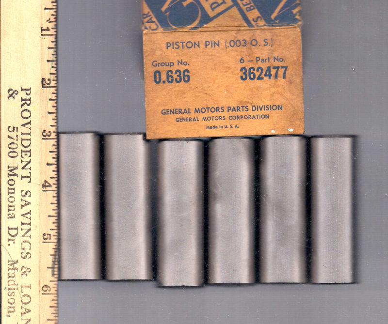 1929 1936 chevrolet piston pin set of 6 nos