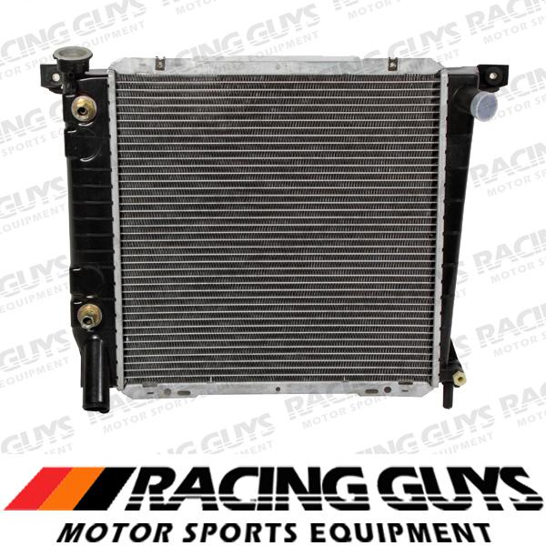 1985-1990 ford bronco 2.8l v6 a/t 2 row cooling radiator replacement assembly