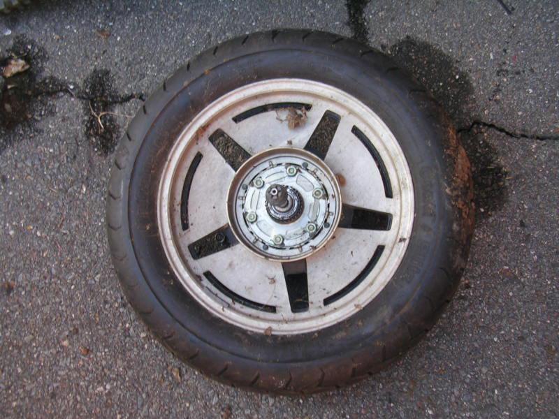 1985 yamaha xj700 x maxim x rear wheel rim