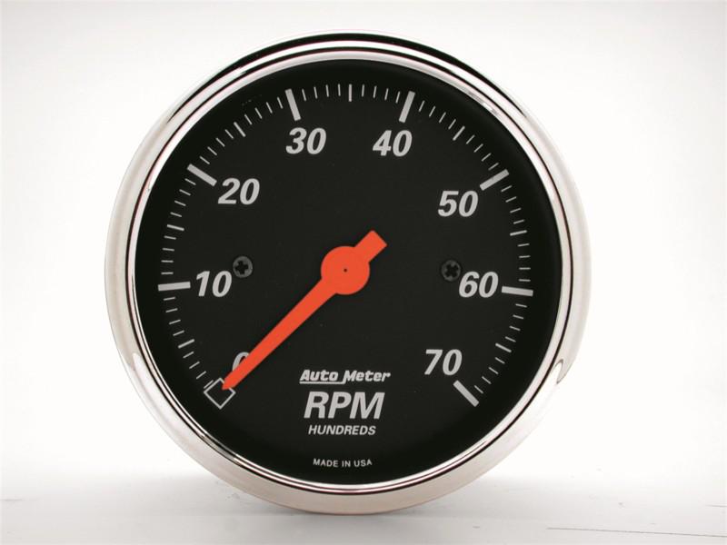 Auto meter 1478 designer black; in dash electric tachometer