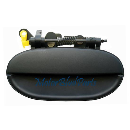 95-99 accent sedan door handle rear right outside black