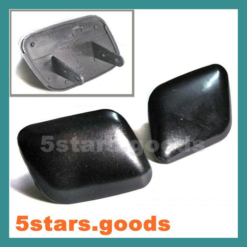 1998-2001 audi a6 c5 headlight washer cover caps avant pair set (left + right)