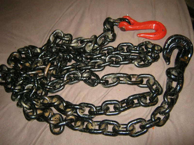 5/16 g80 wrecker tow safety transport chain 10' 