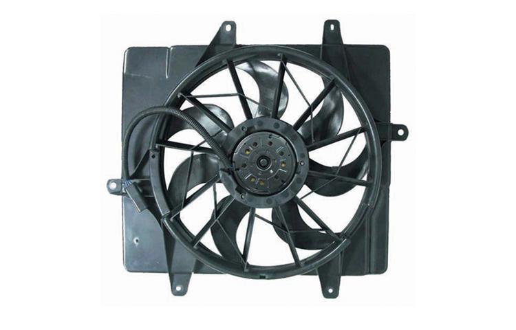 Depo ac condenser and radiator cooling fan 06-08 chrysler pt cruiser 2.0l 2.4l