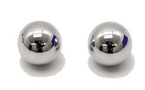 1953-1976 corvette chrome diecast door seat knob, pair