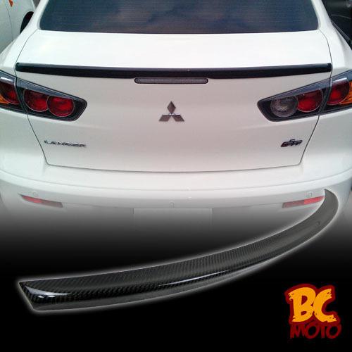 Carbon fiber mitsubishi evo-x 10 rear trunk boot spoiler 08+ ▼