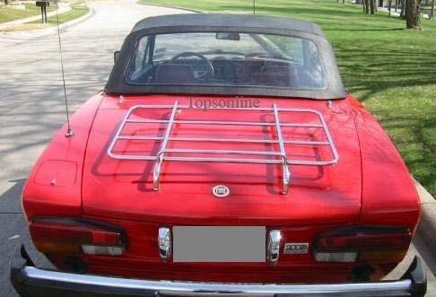 67-79 fiat 124 spider convertible soft top kit vinyl cs, window, cables,warranty