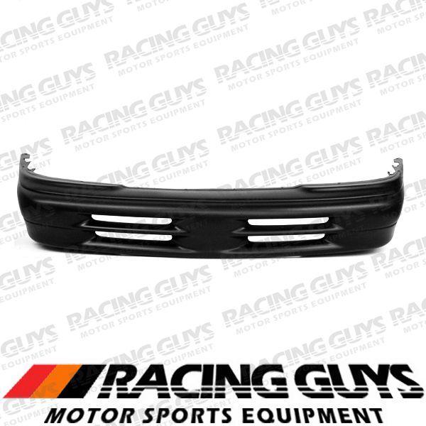 93-95 dodge intrepid base front bumper cover mat black facial plastic ch1000257