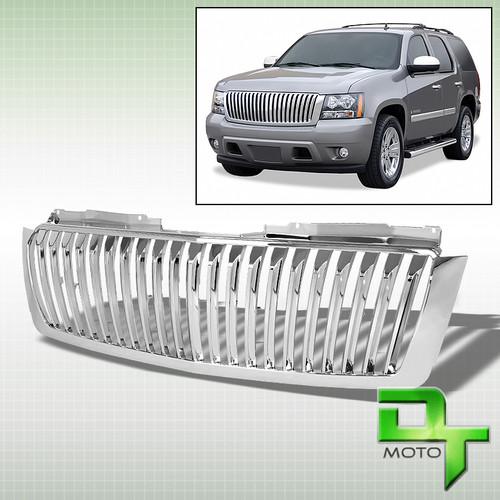 07-13 chevy tahoe suburban avalanche sport hood chrome front sport grille grill