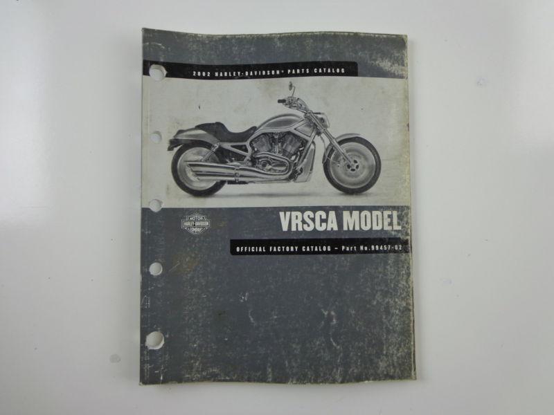 Harley davidson 2002 vrsca v-rod vrod models parts catalog 99457-02 #2