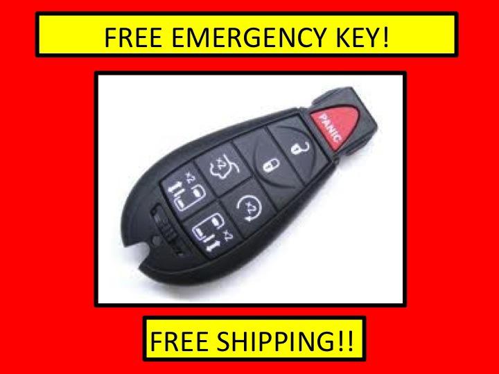 Chrysler dodge fobik 05026378ak - complete with key blade