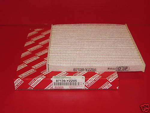 Lexus es300 es330 rx330 rx350 rx400 gx470 genuine factory cabin air filter 