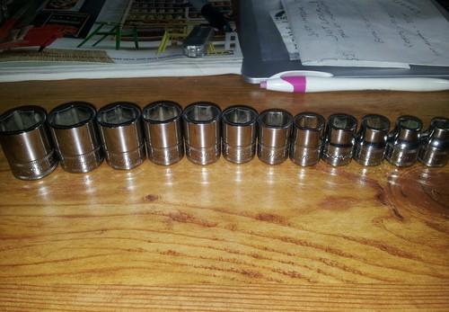 Snapon metric shallow 3/8  drive