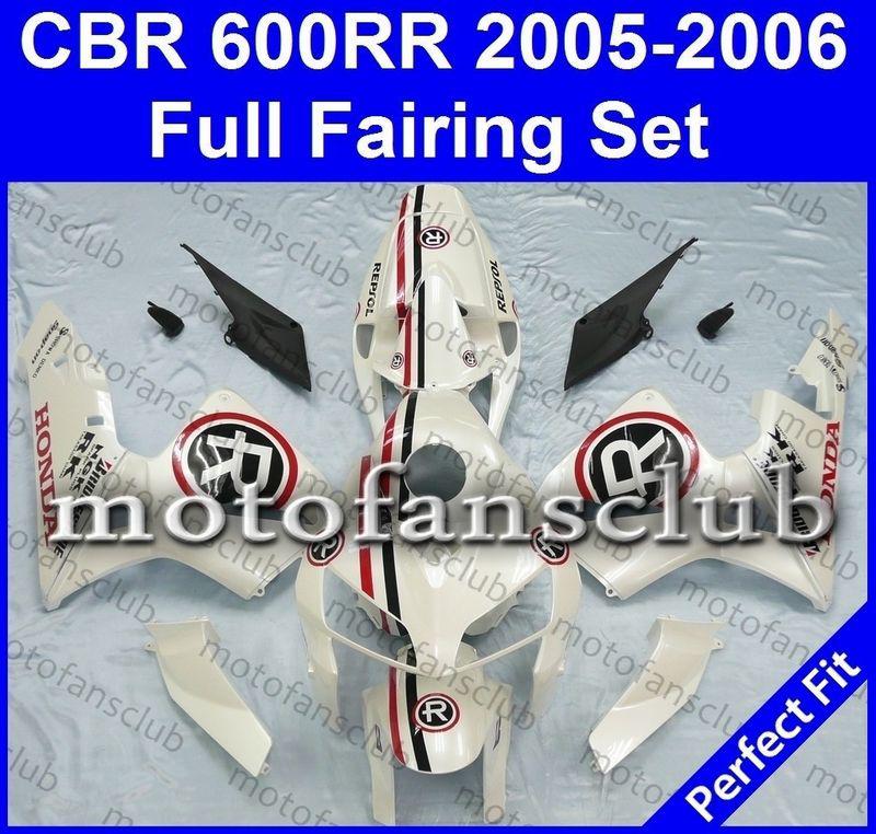 Fit honda cbr600rr 05 06 cbr 600 rr 2005 2006 fairing kit bodywork #68 b