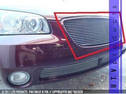 2001 - 2003 nissan maxima 1pc upper chrome billet grille kit custom 01 02 03