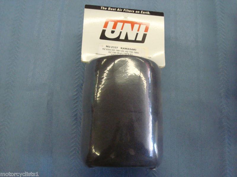 Uni filter air filter kawasaki kz650 81-83 kz700 84 kz750 4cyl 79-83 nu-2337 nos