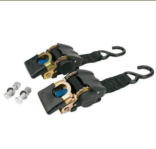  pair heavy duty nylon boat watercraft reese ratchet transom tie-downs easy use