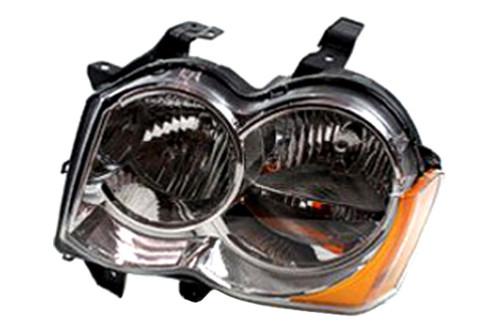 Replace ch2518131 - jeep grand cherokee front lh headlight lens housing halogen