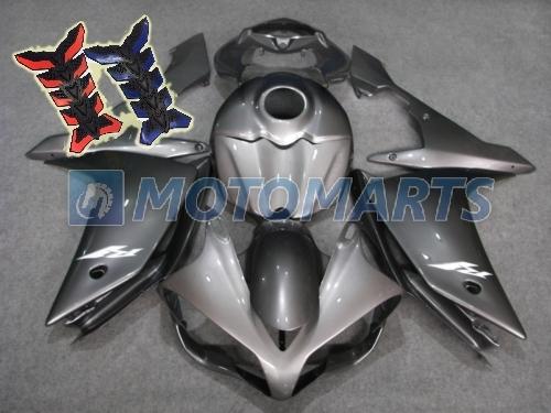 Free tank pad! injection fairing body kit for yamaha yzf 1000 r1 2007 2008 af