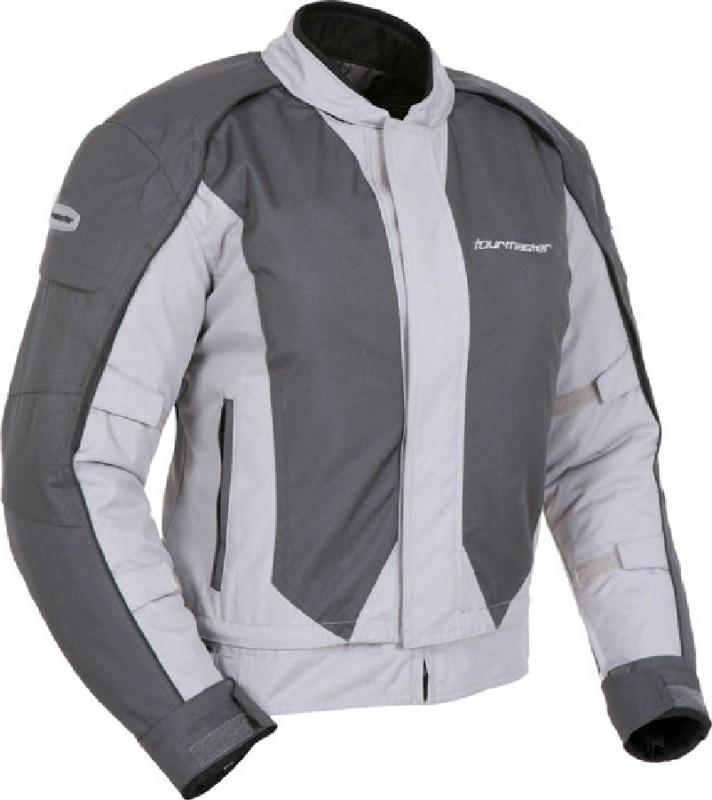 Tourmaster flex 3 silver 3xl textile mesh motorcycle riding jacket xxxl xxxlarge