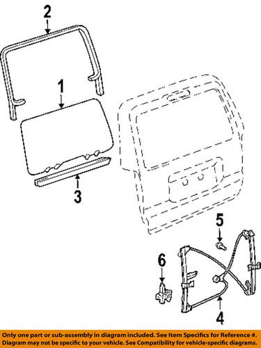 Toyota oem 8572035150 tailgate window motor