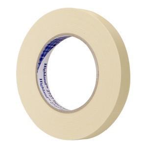 3m 06541 tan highland  3/4" masking tape - 12 rolls