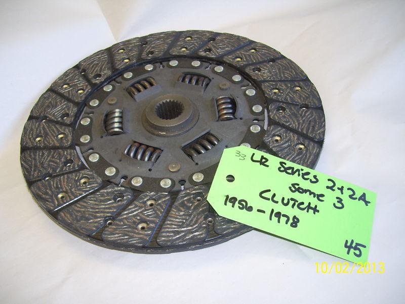 Land rover  series 2 and 3 clutch plate assembly 