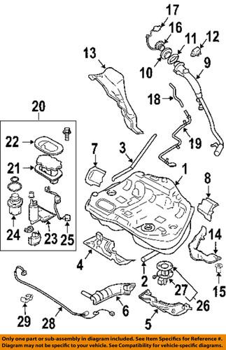 Subaru oem 42022ae01b electric fuel pump