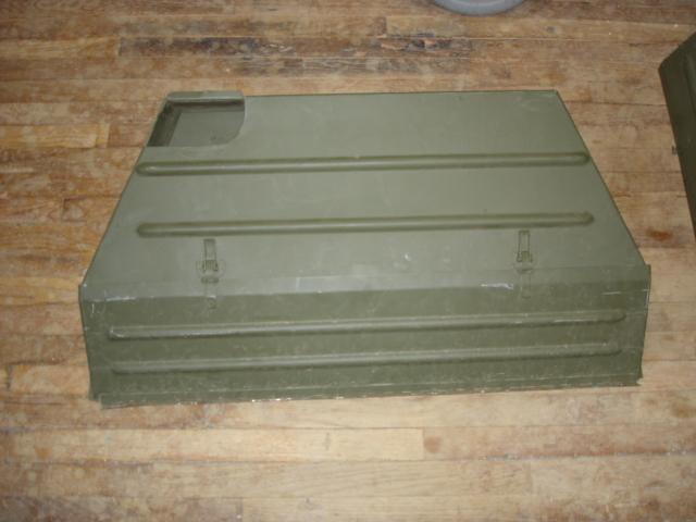 Ww2 military vehicle ford m8 m20 armored car tool boxes between fenders original