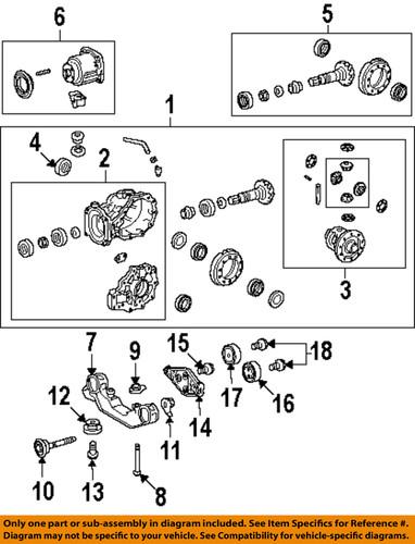 Toyota oem 4130368012 axle & differential-coupling