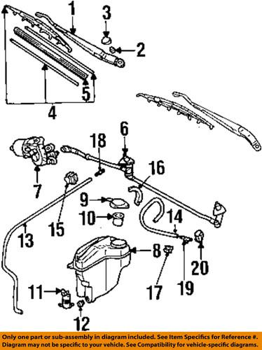 Toyota oem 8531502030 windshield washer fluid reservoir