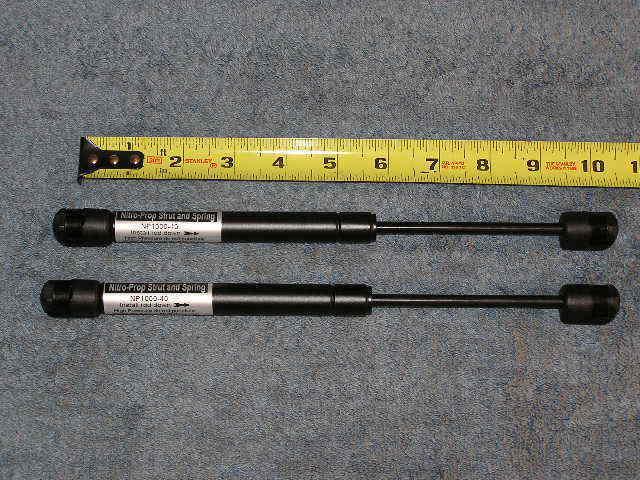 Set 10” nitro-prop strut rod spring prop shock tube direct repl spd-5000-40 