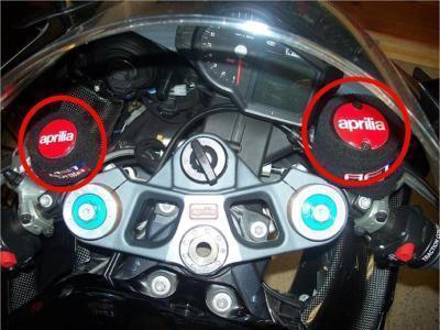 Aprilia brake reservoir gel decals