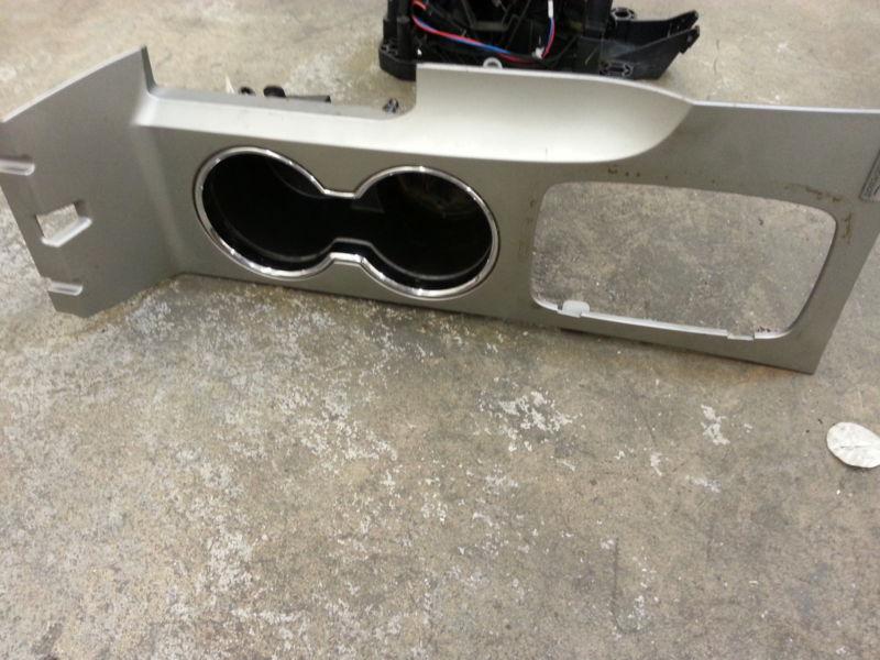 Ford fusion factory center console trim silver cup holder 2010 2011 2012 sel se