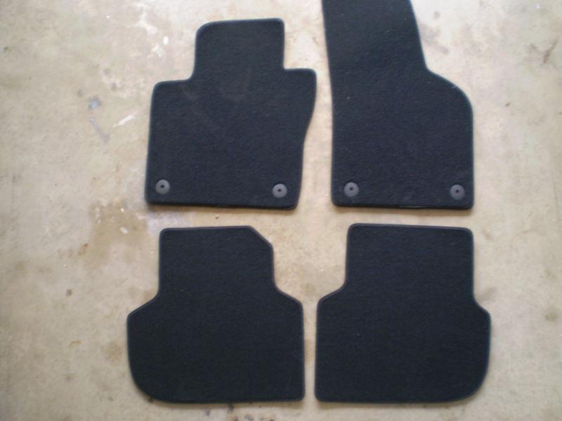 Vw jetta sport wagon 2011 2012 2013 carpet floor mats black new oem