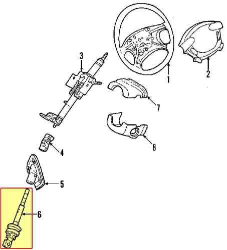 Kia 0k52y32550 genuine oem factory original intermediate shaft