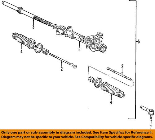 Ford oem 6l2z-3280-a tie rod/steering tie rod end