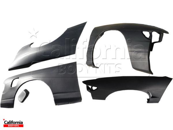 Cbk frp mspo wide body 20/50mm fenders 4pc 2dr nissan silvia s13 89-94 new