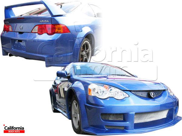 Cbk frp mgar wide body kit 8pc acura rsx dc5 02-04 us based