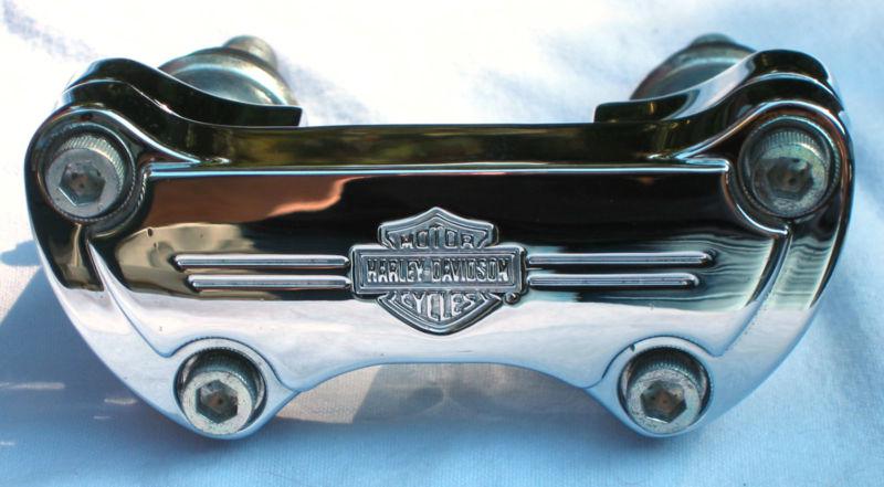 Harley davidson chrome handlebar risers