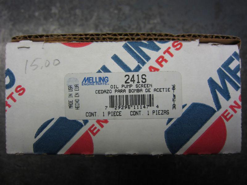 241s melling chevy gmc v8 oil pump pickup tube