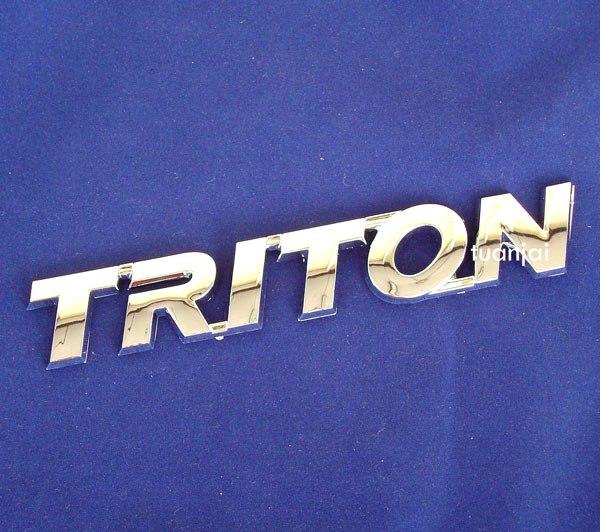 New triton car badge logo adhesive emblem stickers decorated freeship