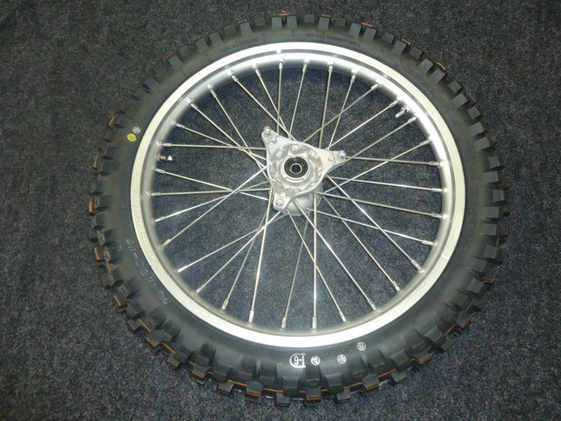 Brand new take off yz85 yz 85 front wheel rim hub tire fits rm85 rm too