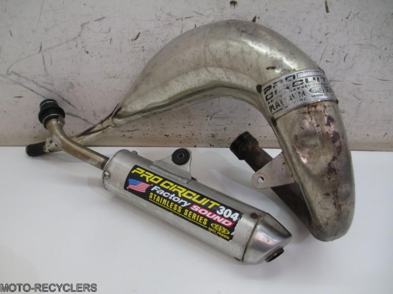 06 yz85 yz 85 pro circuit pipe silencer exhaust combo   52 