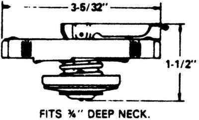 Motorcraft rl-9 radiator cap-radiator cap-safety
