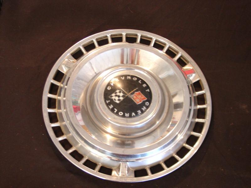 1961 impala chevrolet hubcap 14" very clean best price on ebay fast shipping @@