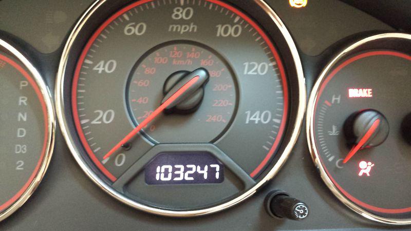 03-05 honda civic coupe automatic speedometer cluster oem 103k miles with abs