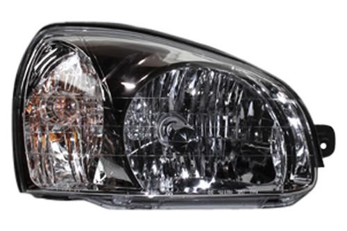 Tyc 20-6401-80 fits hyundai santa fe right replacement headlight assembly